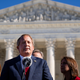 Texas Attorney General Ken Paxton speaks outside the U.S. Supreme Court on November 01, 2021 in Washington, DC. On Monday, the Supreme Court heard arguments in a challenge to the controversial Texas abortion law which bans abortions after 6 weeks.